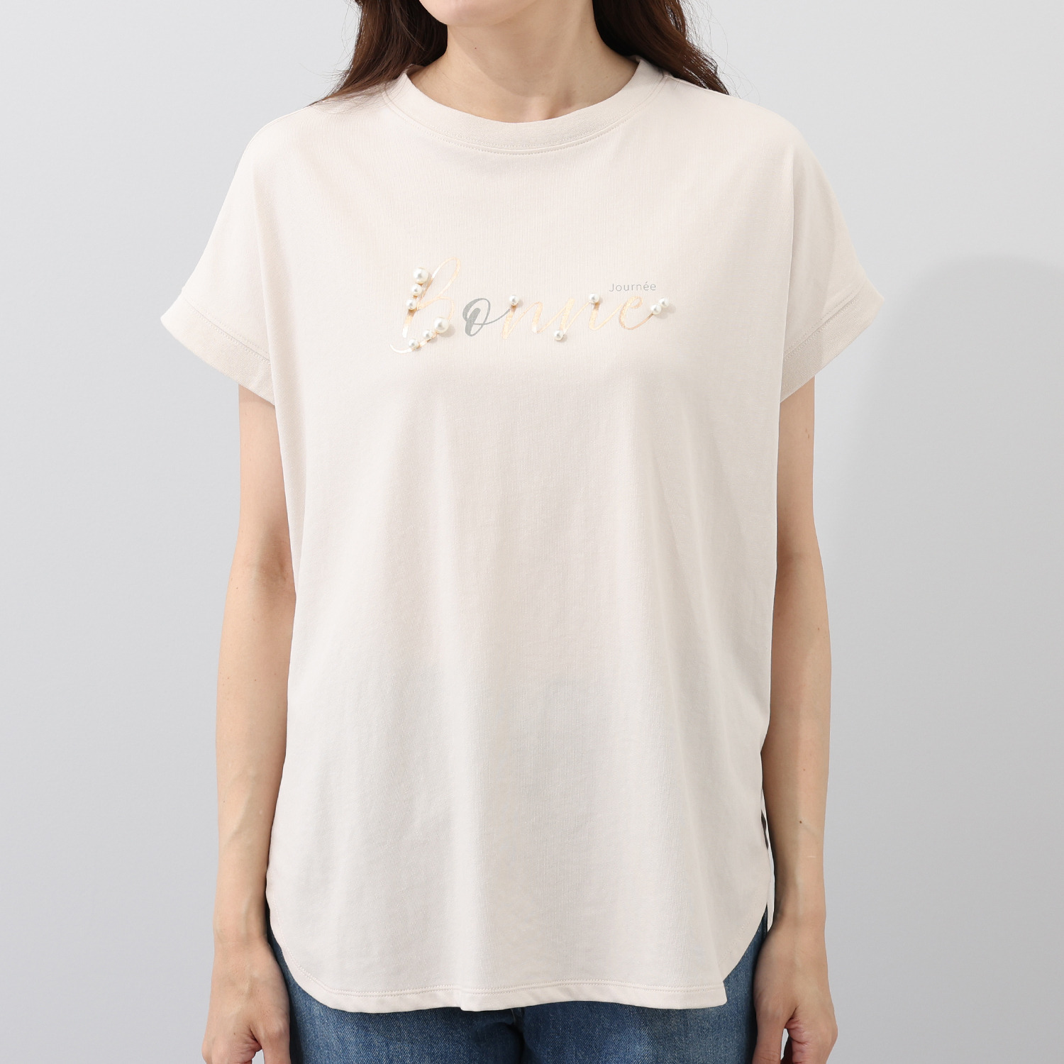 モン　エラン 品よく映えて パッと華やぐ！ デザインＴシャツ