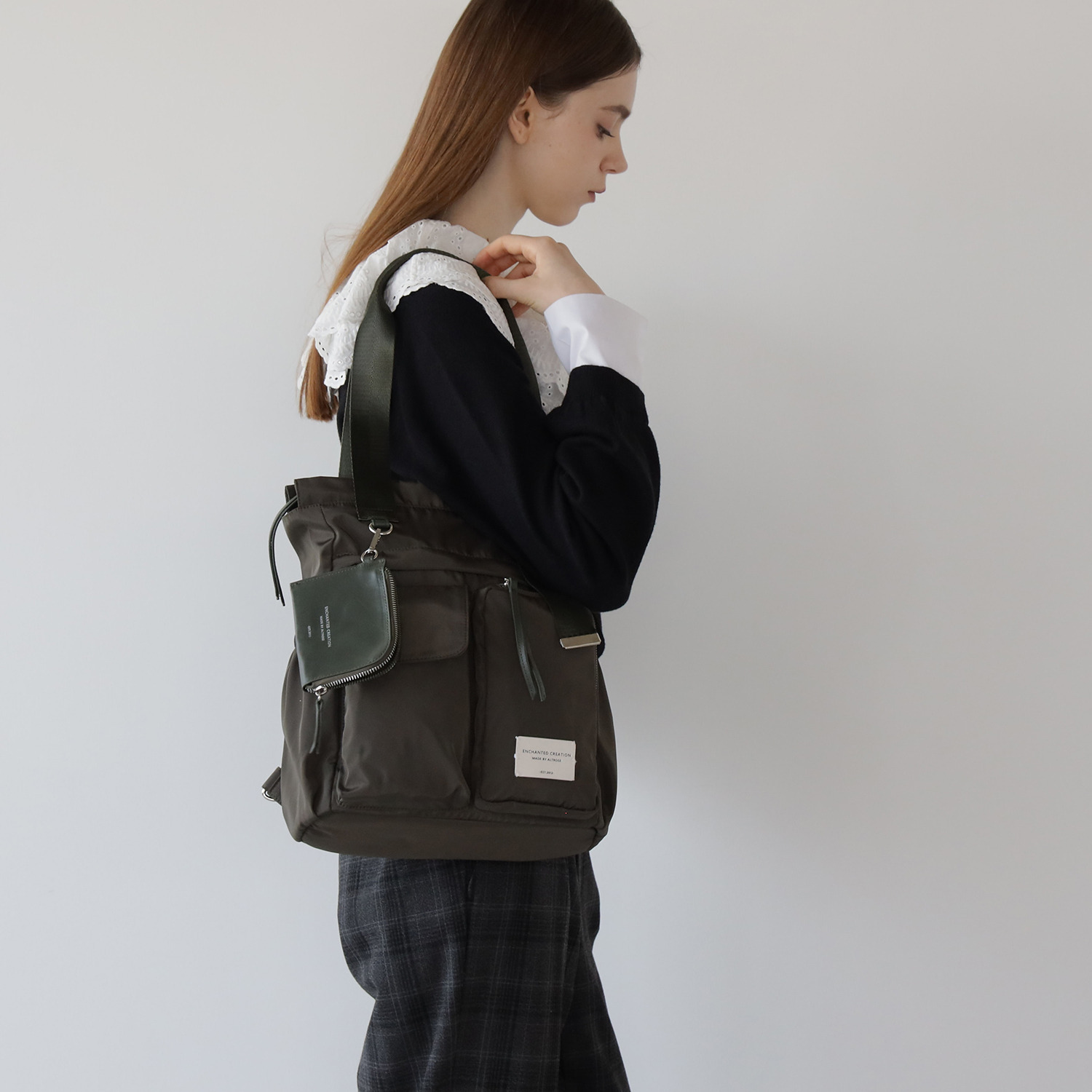 アルトローズ はっ水・軽量設計 トートリュック ＜ポーチ付　アトス＞