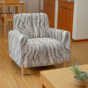 イタリア製 縦・横・ななめに伸びて ぴったりフィット シャーリングソファカバー “オセアーノ” ＜１人掛け＞