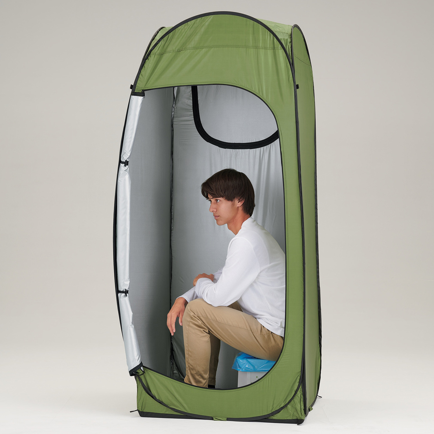 ＣＯＧＩＴ防災 トイレ、着替え、仮眠に。 アウトドア・防災準備に！ たてよこ使えるワンタッチ 目隠しテント