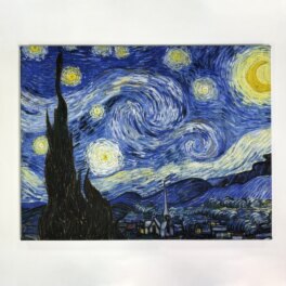 インテリアアート 星月夜 ＜約３１．８×４１ｃｍ＞