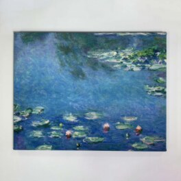 インテリアアート 睡蓮 ＜約３１．８×４１ｃｍ＞