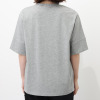 ラ　ヴァーグ　デトワール 袖口ターンバック ソフトコットン混天竺 メッセージプリント リラックスＴシャツ
