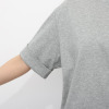 ラ　ヴァーグ　デトワール 袖口ターンバック ソフトコットン混天竺 メッセージプリント リラックスＴシャツ