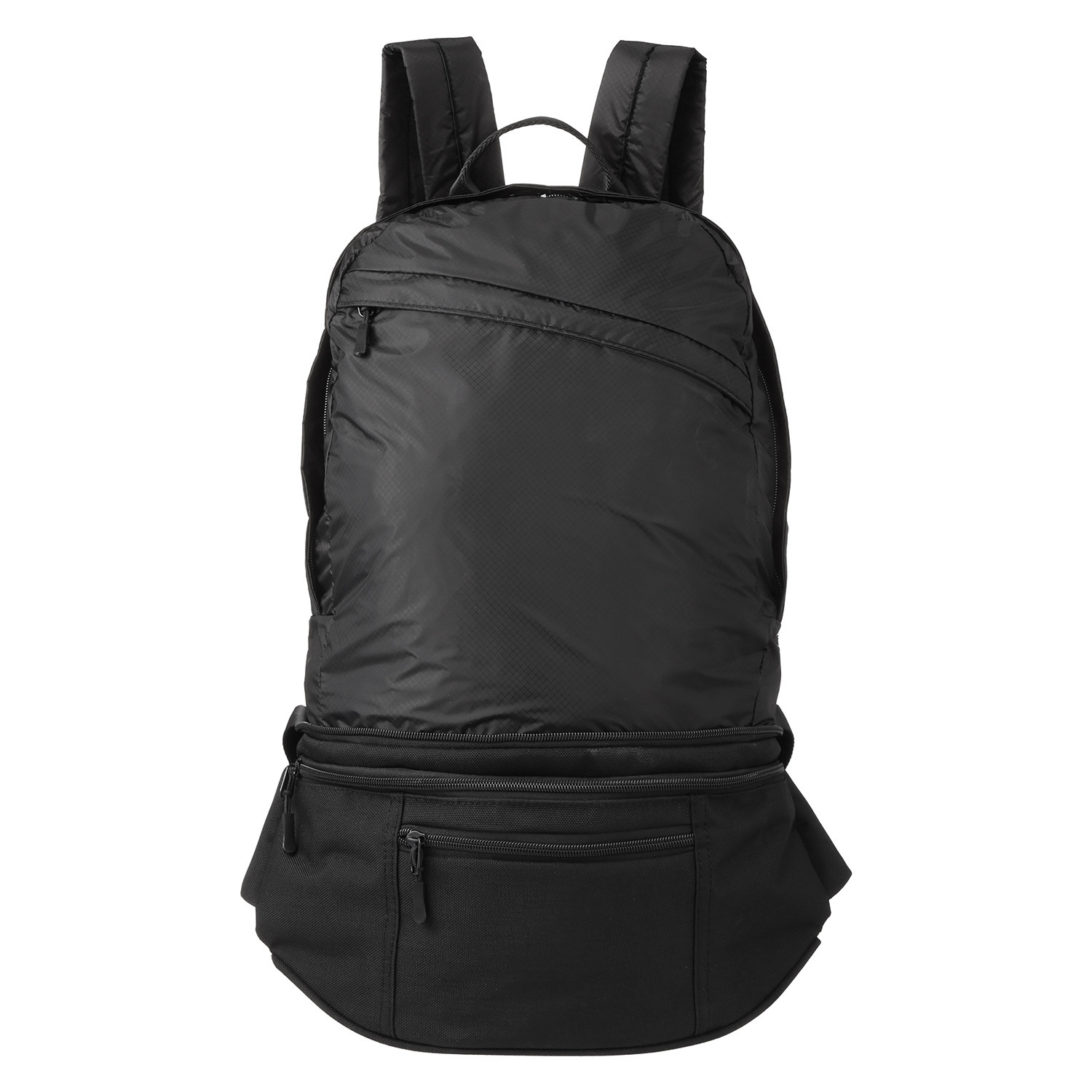 カバッグ はっ水ナイロン １つで２役！ リュックにもなる ボディーバッグ