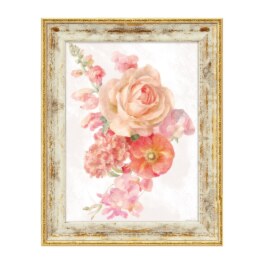 インテリアアート ダンフイナイ “ソルベ フローレット２” ＜約１９．５ ｘ２４．５ｃｍ＞
