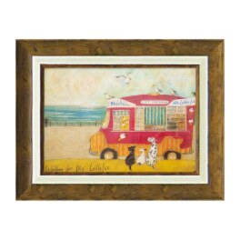 インテリアアート サムトフト “アイスクリーム 食べたいな” ＜約３９．５ ｘ３１．５ｃｍ＞