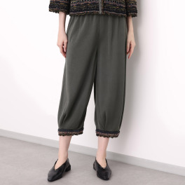 イイネス ヘムデザイン バルーンパンツ