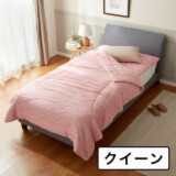 モリリン 柔らかで贅沢な掛け心地 洗える！ なめらかシルクの 肌掛けふとん ＜クイーン＞