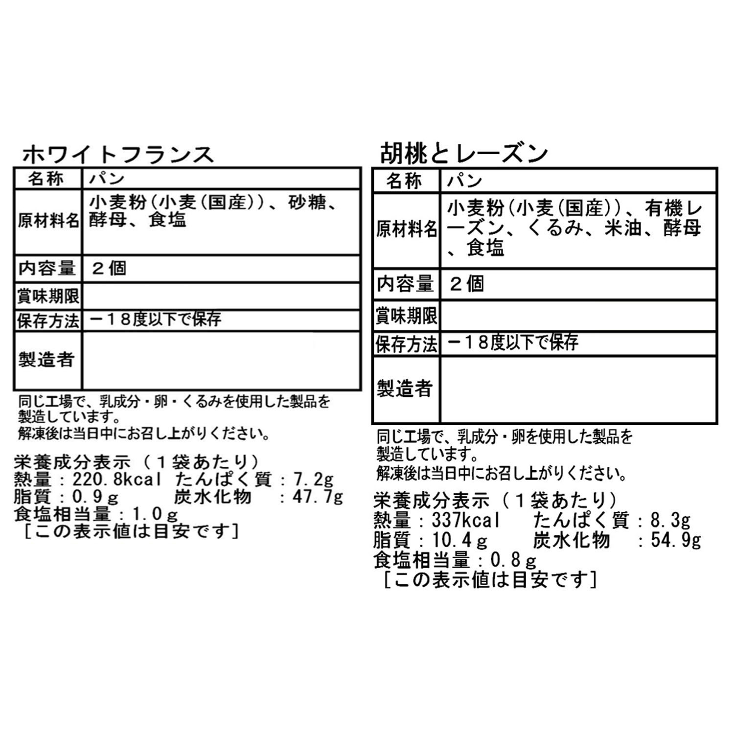 “ＴＳＵＳＨＩＭＩ” 白神こだま酵母使用！ こだわりパン２種 ４ヶ月頒布会