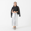 ボンボン・エ・ショコラ メッシュ調ラメニット フーディー
