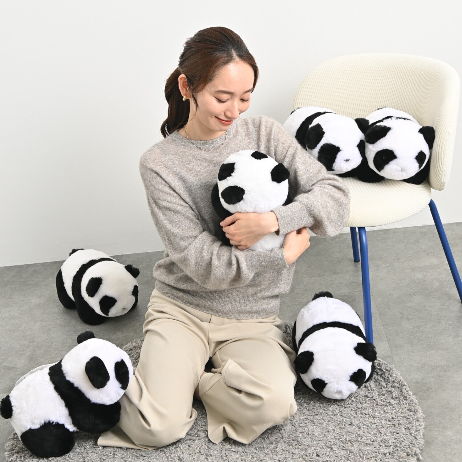 ティエドゥール ムートンで作った パンダちゃん