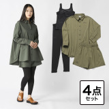 Ｋａｐｐａ ジム通いに最適 プールにも使える ４点ウェアセット