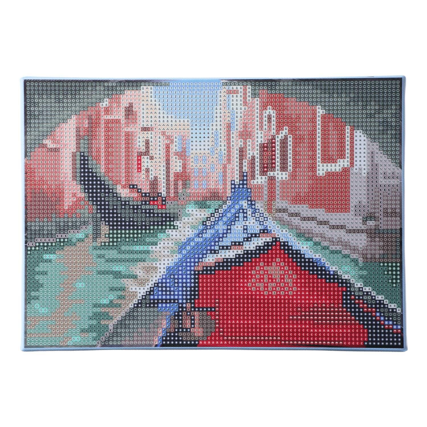 ダイヤモンドフィックス 楽しみながら 頭の体操＆達成感を！ 煌めくキャンバスアート 世界の絶景２個セット