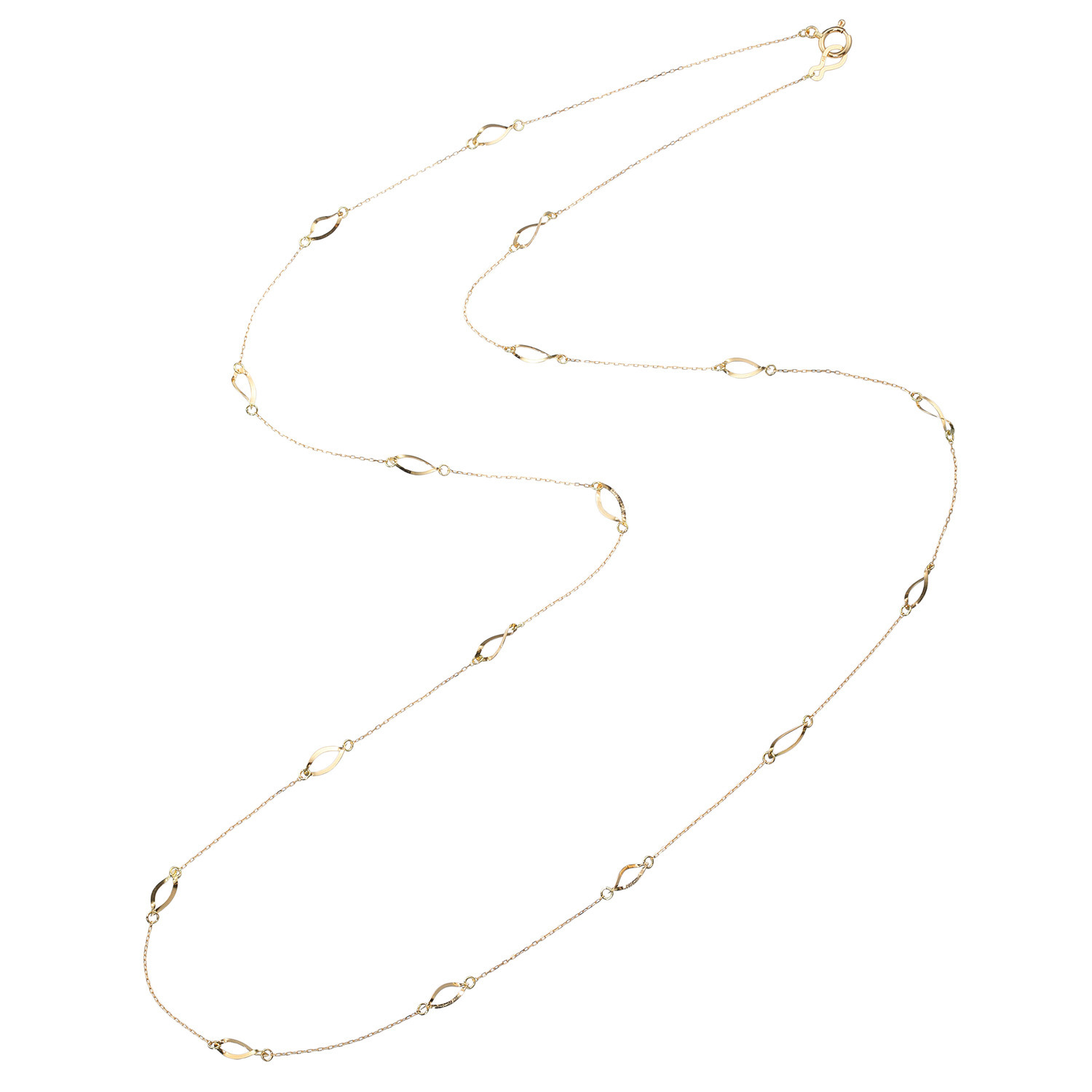 オロリナ １８Ｋ ヒネリジュノバ ロングネックレス