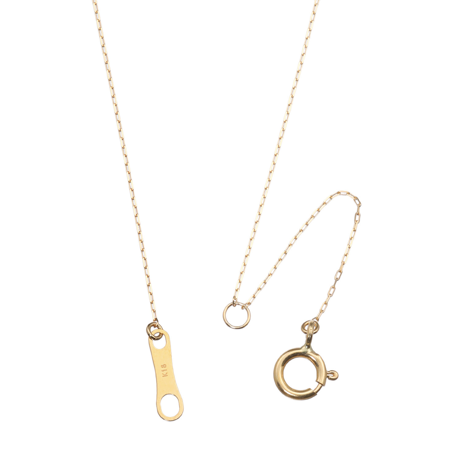オロリナ １８Ｋ ケーブルチェーン ネックレス