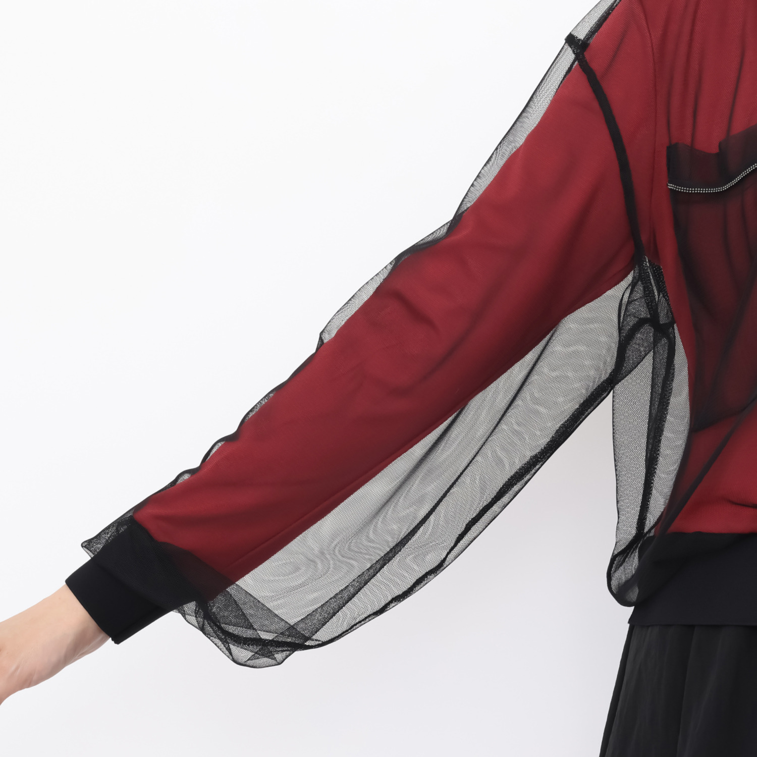 ミミコプラス オーバーレイカーディガン
