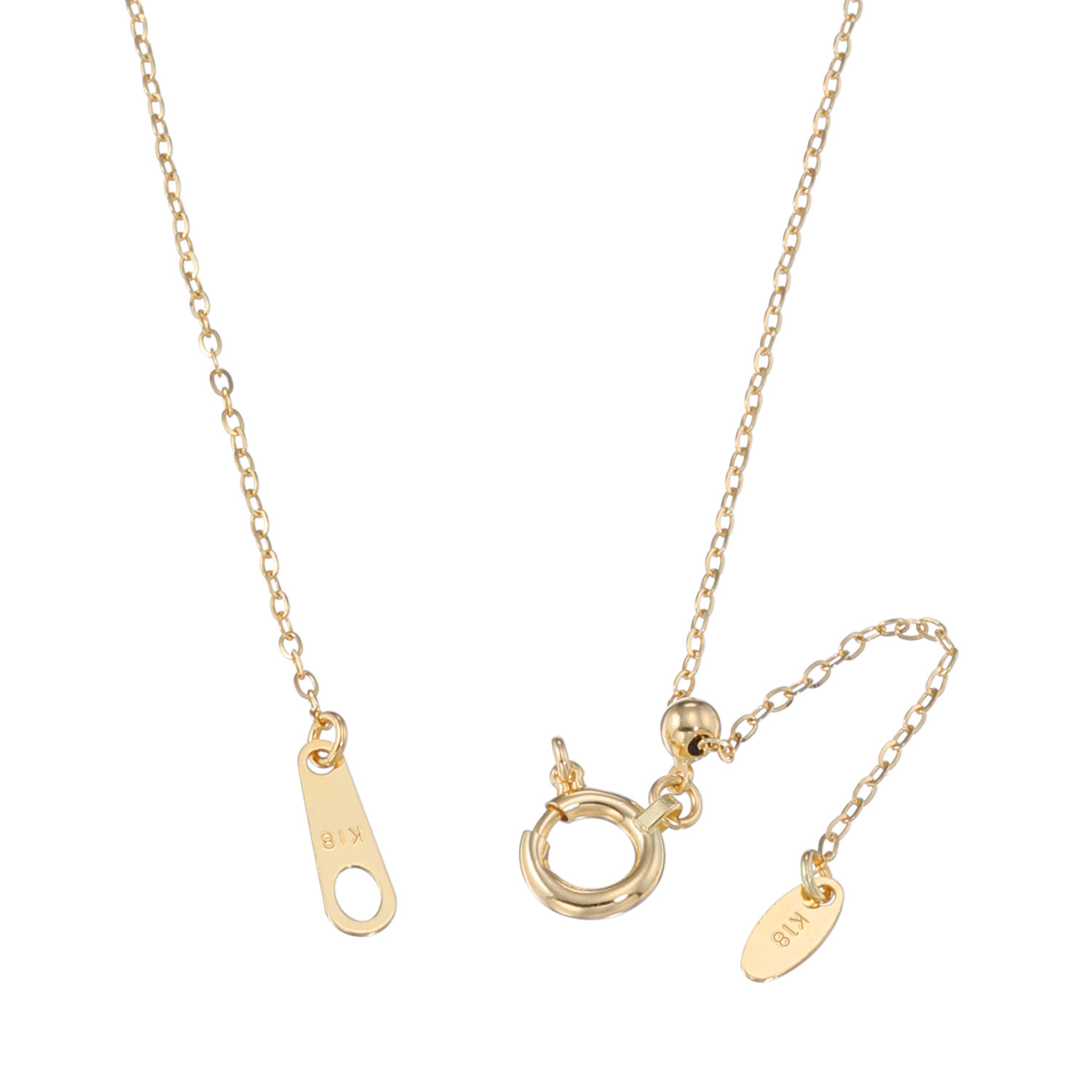 シャイン　シュプリーム １８Ｋ シャイニーカット ネックレス