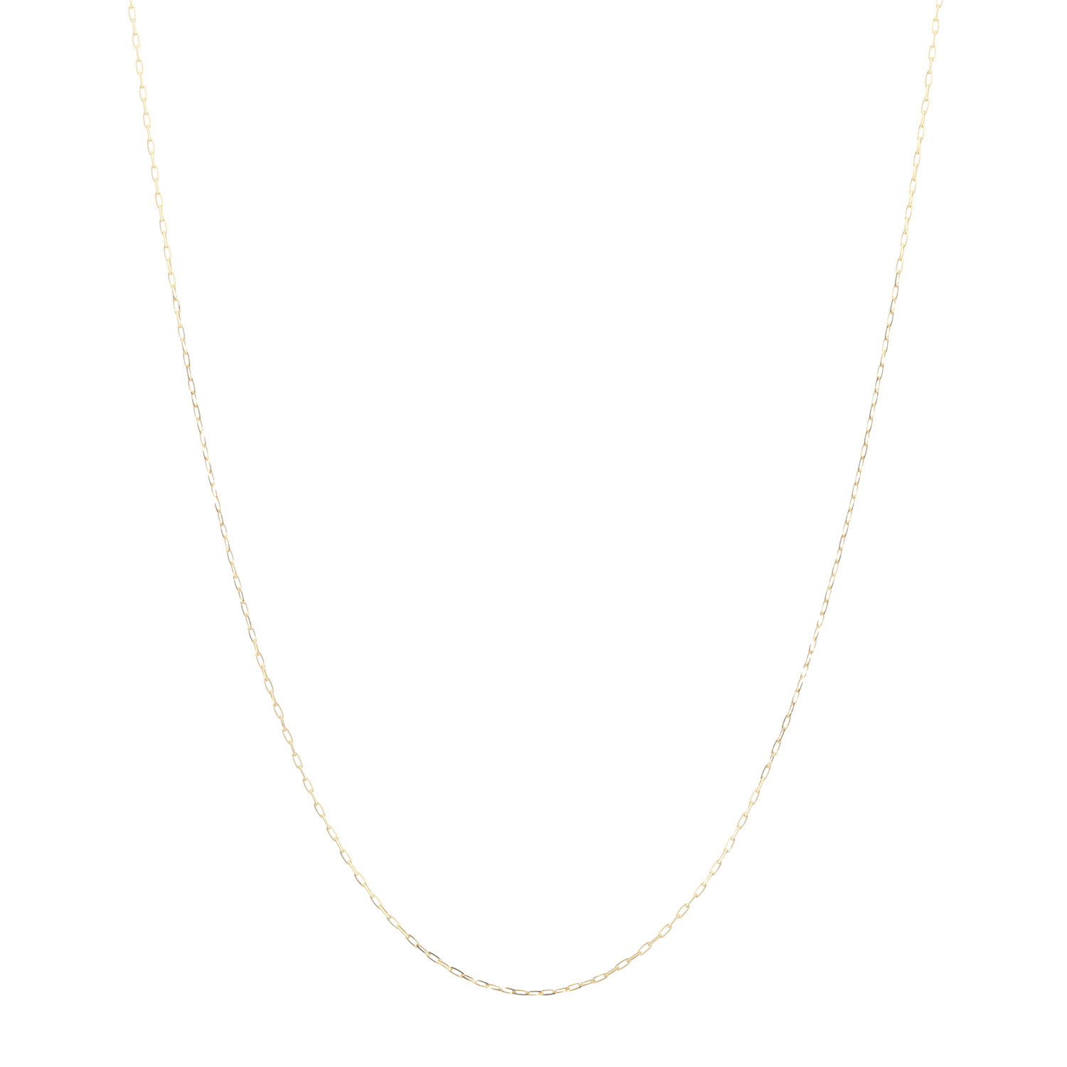 キノミノ １８Ｋ グリームカット ケーブルチェーン ネックレス
