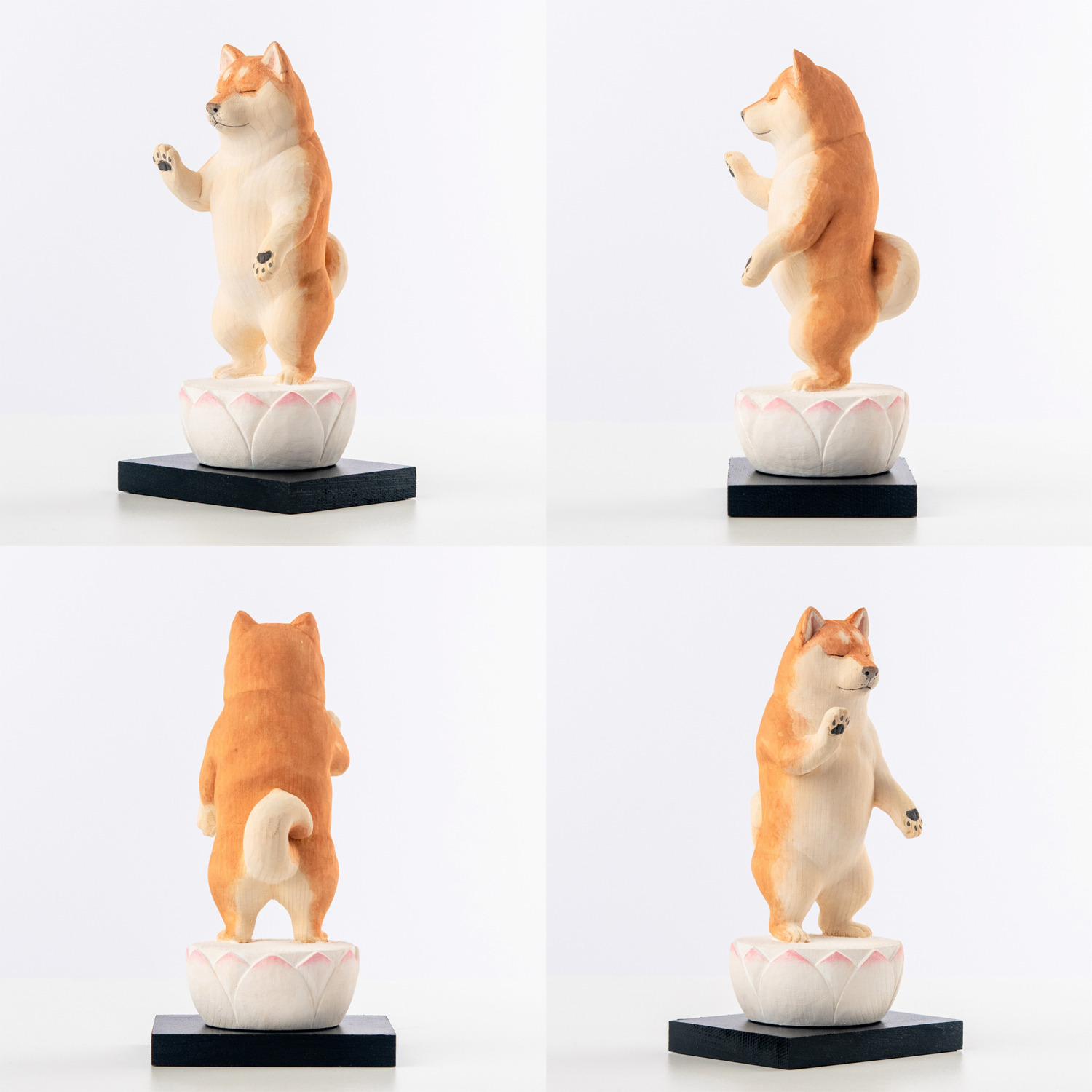 たまふり屋 犬ｂｕｄｄｈａ 阿弥陀柴犬＜中＞ コンプリートセット