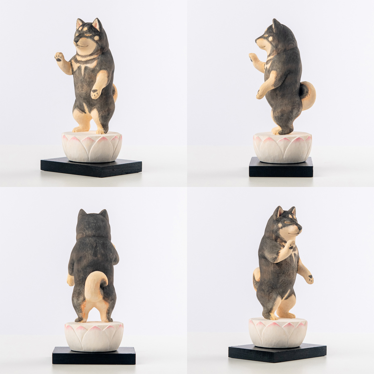 たまふり屋 犬ｂｕｄｄｈａ 阿弥陀柴犬＜中＞ コンプリートセット