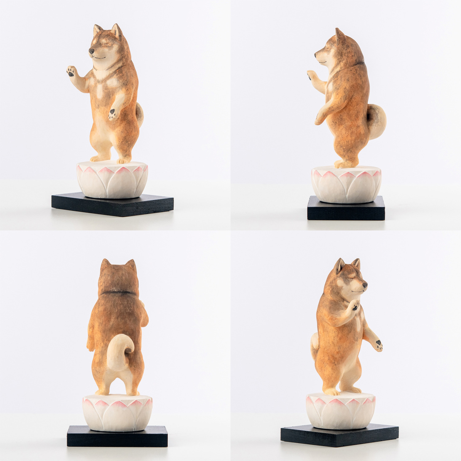 たまふり屋 犬ｂｕｄｄｈａ 阿弥陀柴犬＜中＞ コンプリートセット