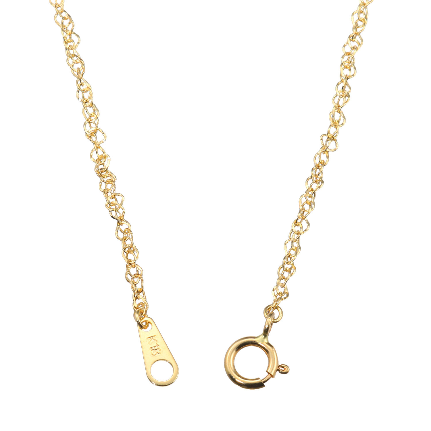 アルテッロ １８Ｋ リトルスター ツイストライン ネックレス