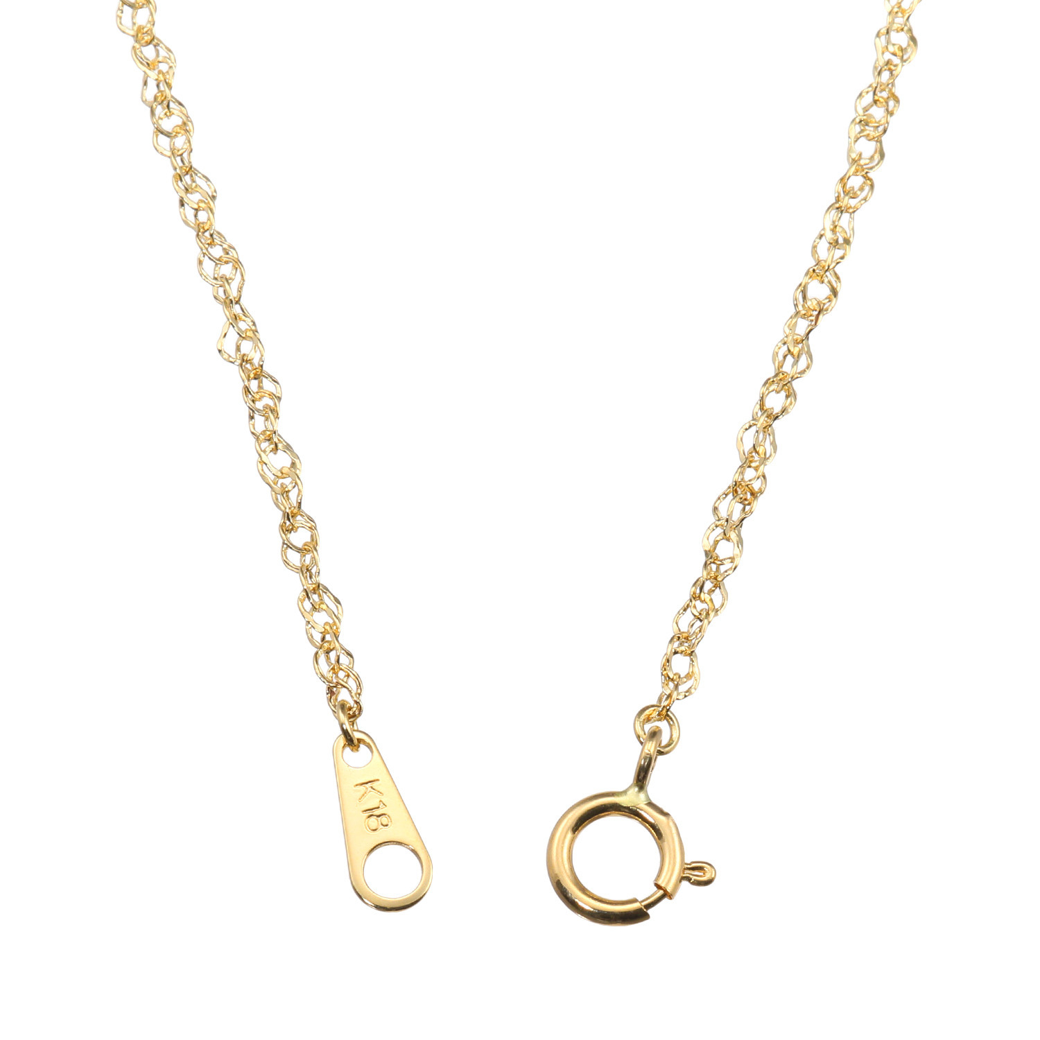 アルテッロ １８Ｋ リトルスター ツイストライン ロングネックレス