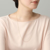アルテッロ １８Ｋ リトルスター ツイストライン ロングネックレス