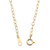 アルテッロ １８Ｋ ホローケーブルチェーン ネックレス