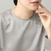 アルテッロ １８Ｋ ホローケーブルチェーン ネックレス
