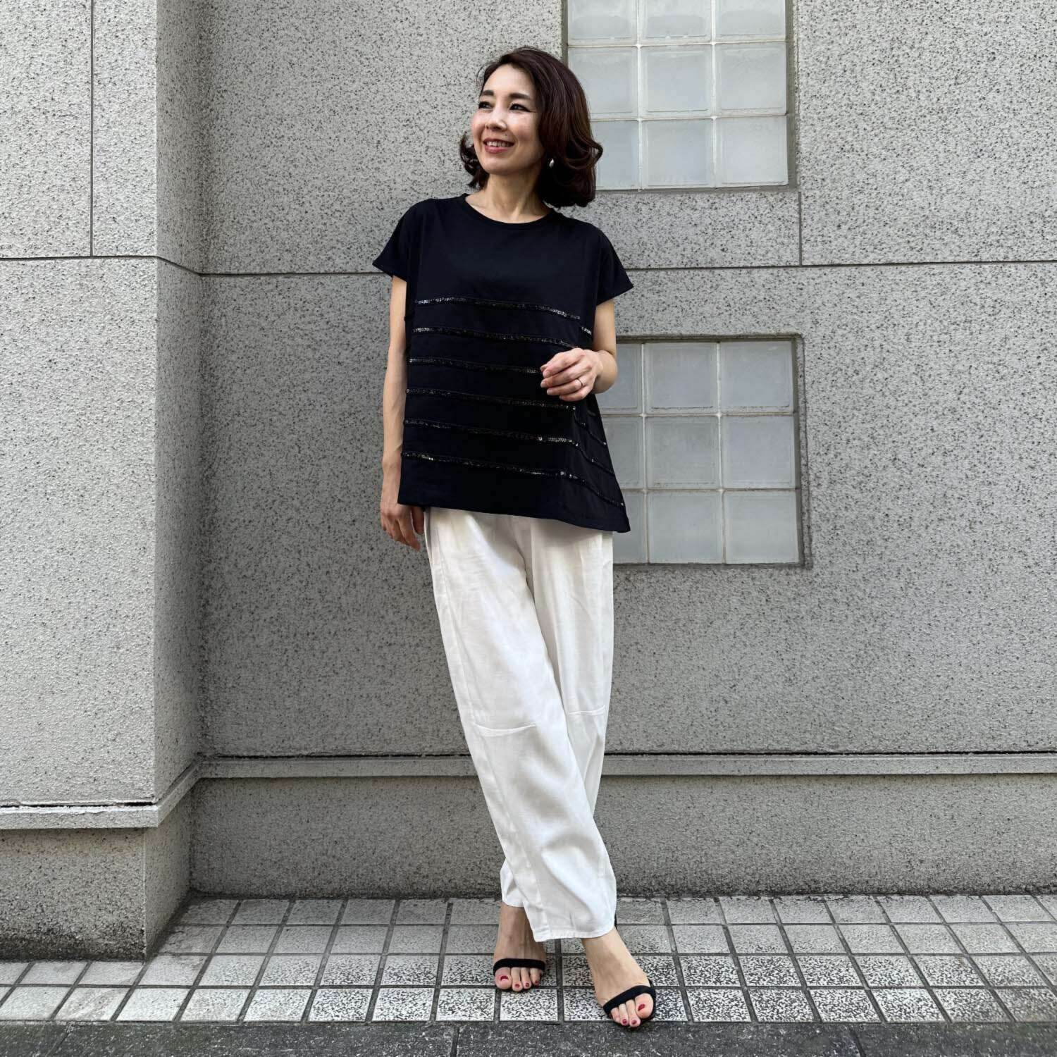 タマミ　ワタナベ ホースシュー デニムパンツ