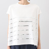タマミ　ワタナベ スパークリングボーダー ジャージープルオーバー