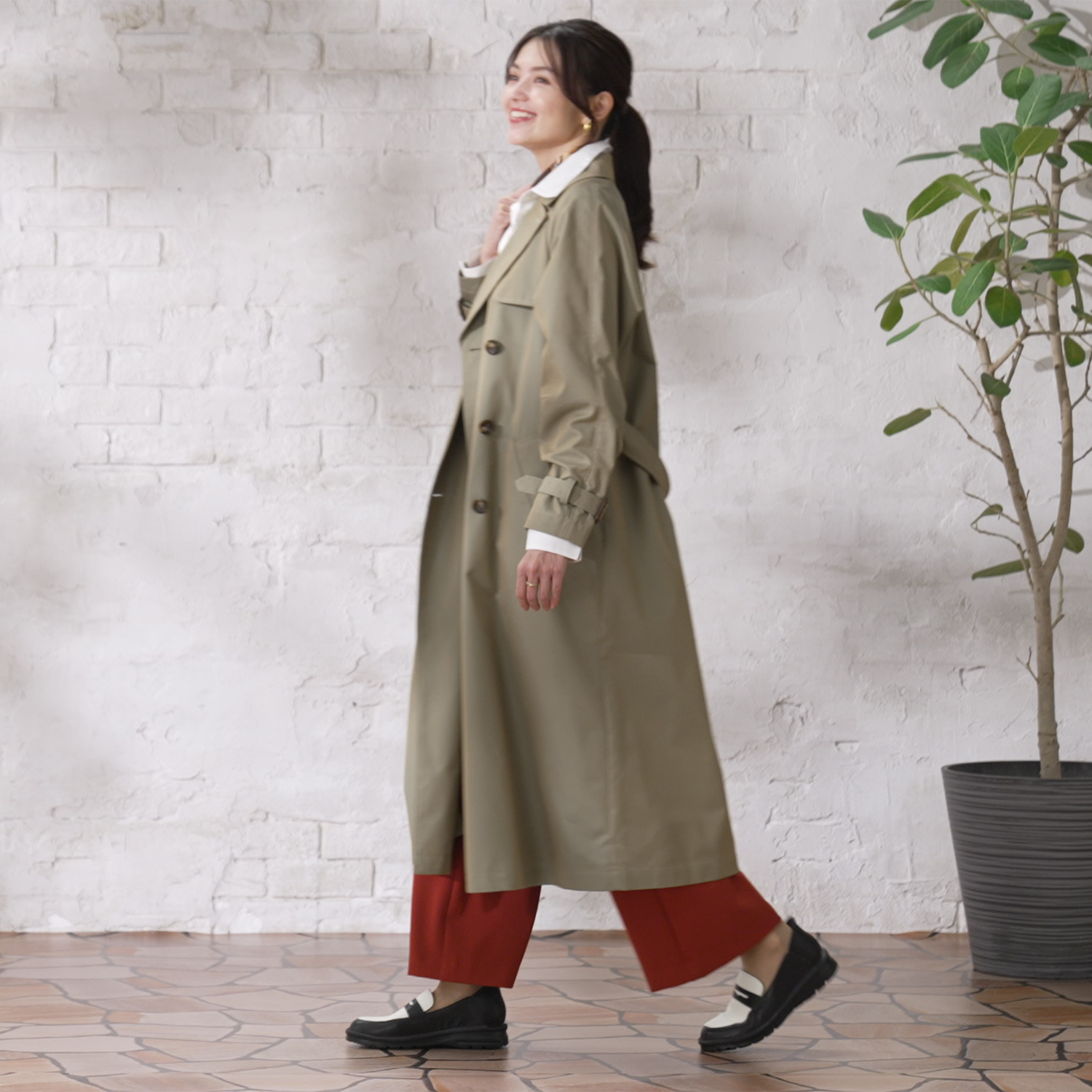ＪＳハートレーベル ＜日本製＞ はっ水姫路レザー 立ったまま履ける ワンツーゴー！ 軽量ローファーシューズ