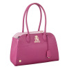 エーディーエムジェイ 牛革シュリンク型押し パノラマトートバッグ