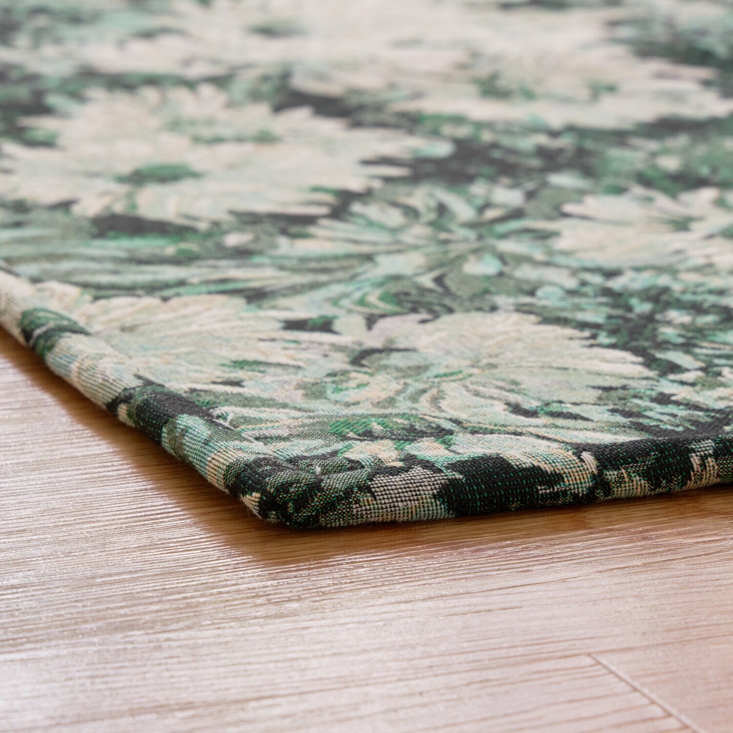 ゴブラン織 はっ水加工 アートタッチ　ロータス マット ＜６０×９０ｃｍ＞