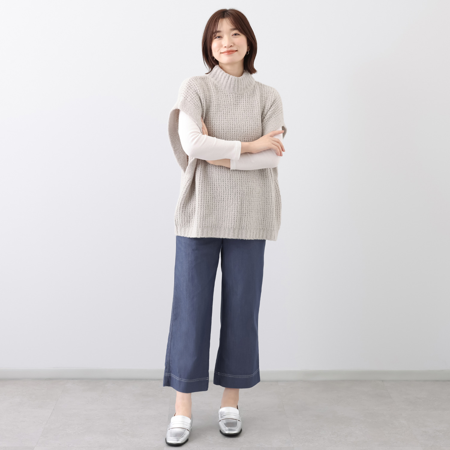 ミスキョウコ デニムワイドパンツ