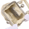 ｋａｗａ−ｋａｗａ “ｍｉｎｉ ｋｕｃｈｉｇａｎｅ” レザー ギャザーポーチ