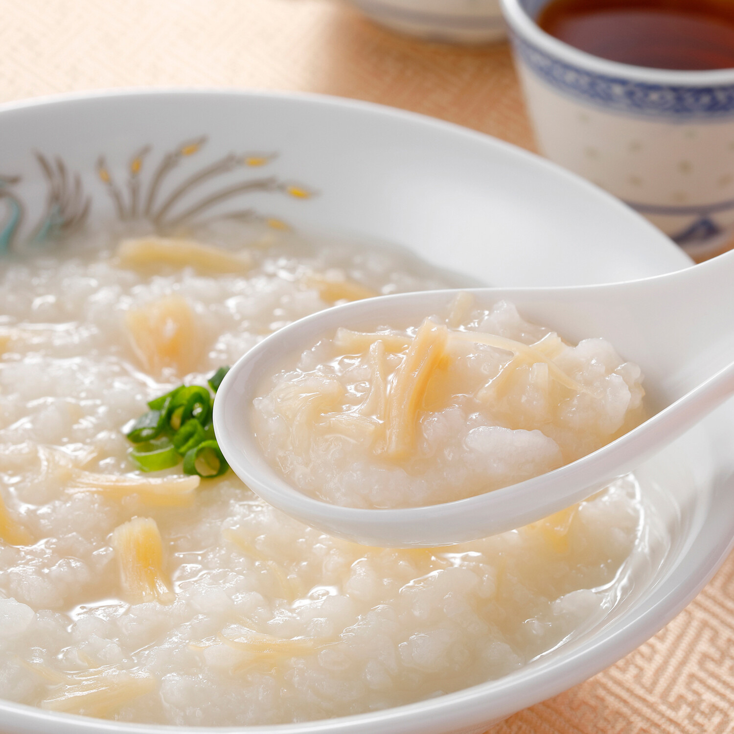青山シャンウェイ 佐々木シェフ ほたて中華粥