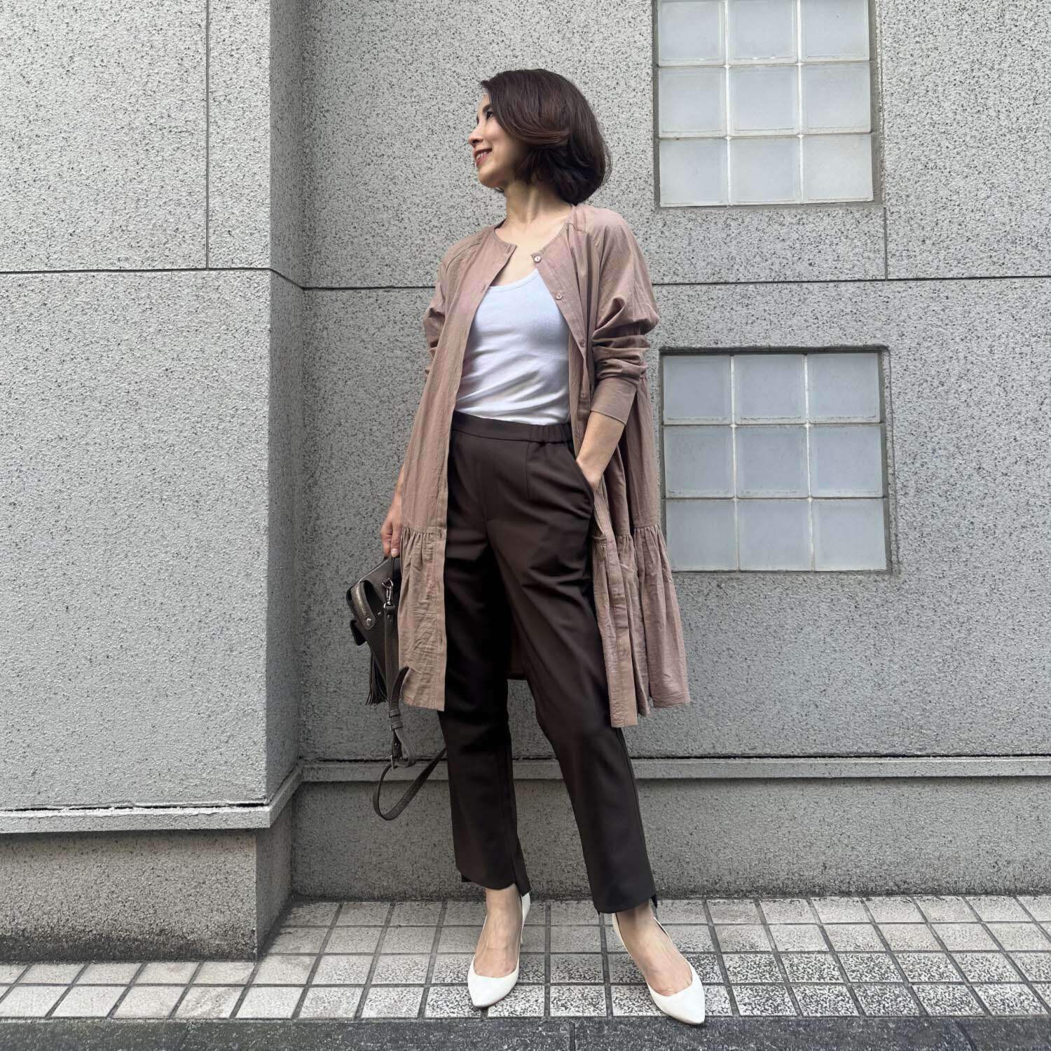 タマミ　ワタナベ ロングチュニック カーディガン “レディ　リリー”
