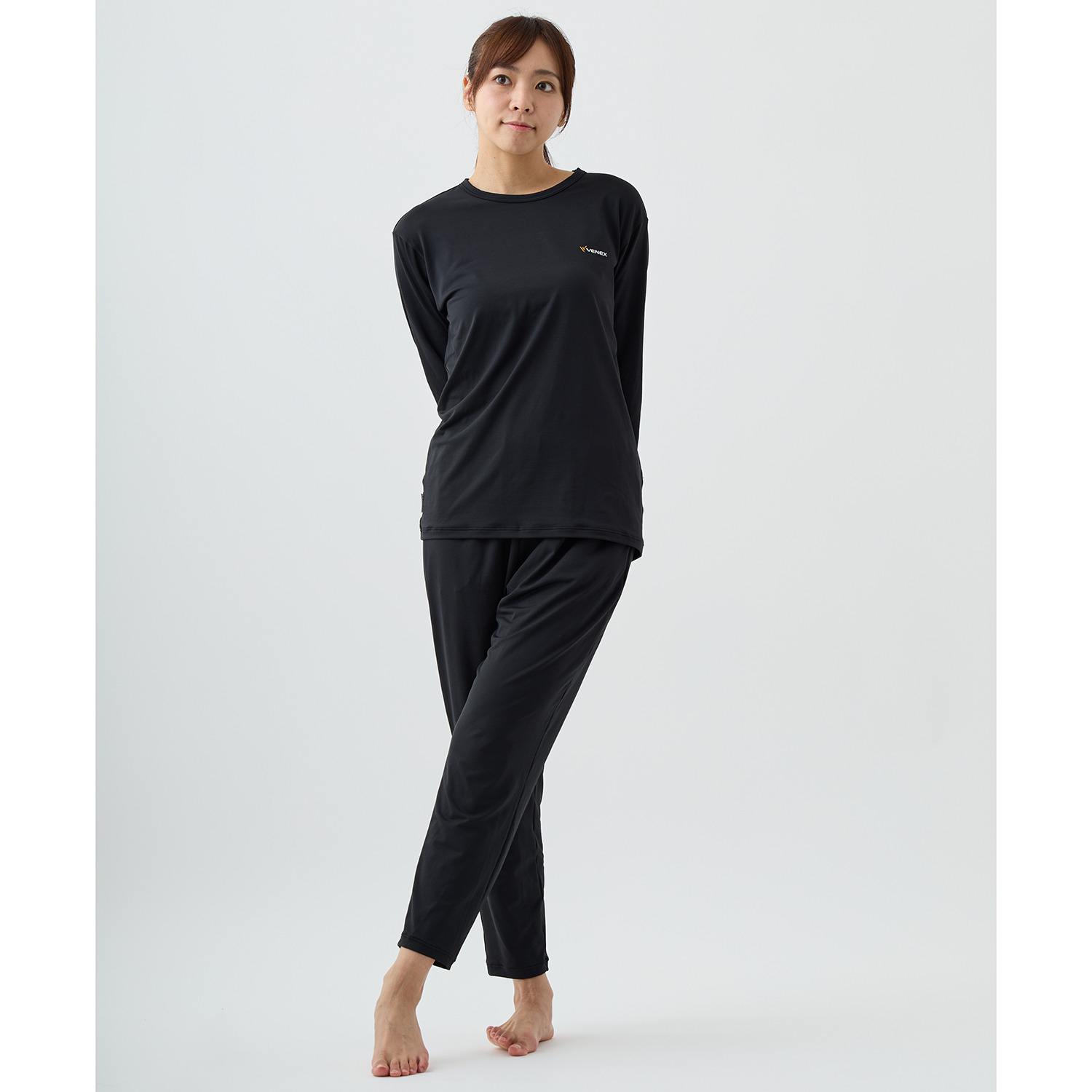 上質な睡眠と 積極的な休養を ベネクス リフレッシュＴシャツ ロングスリーブ レディース
