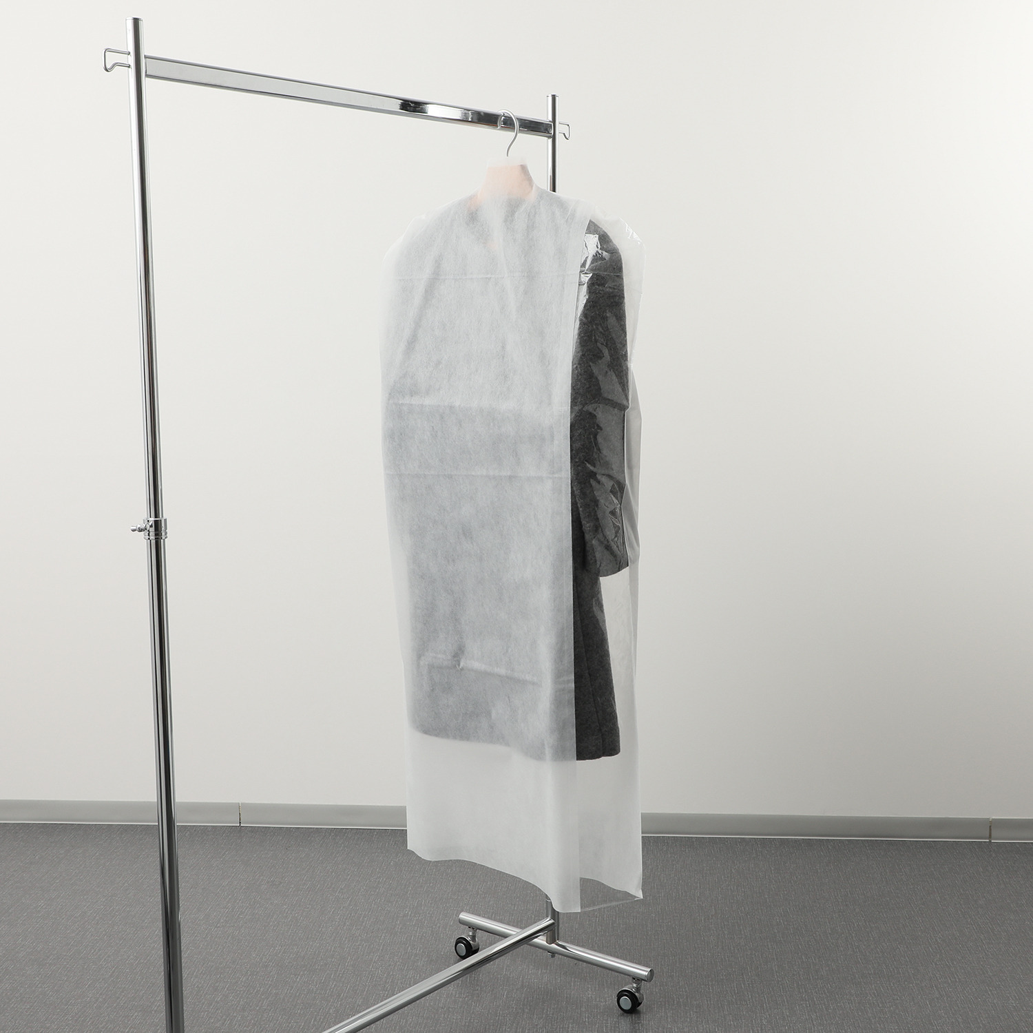 クラレトレーディング 大切なお洋服の収納に あるとうれしい ブロック式洋服カバー コンフォート ＜ロング１７枚組＞