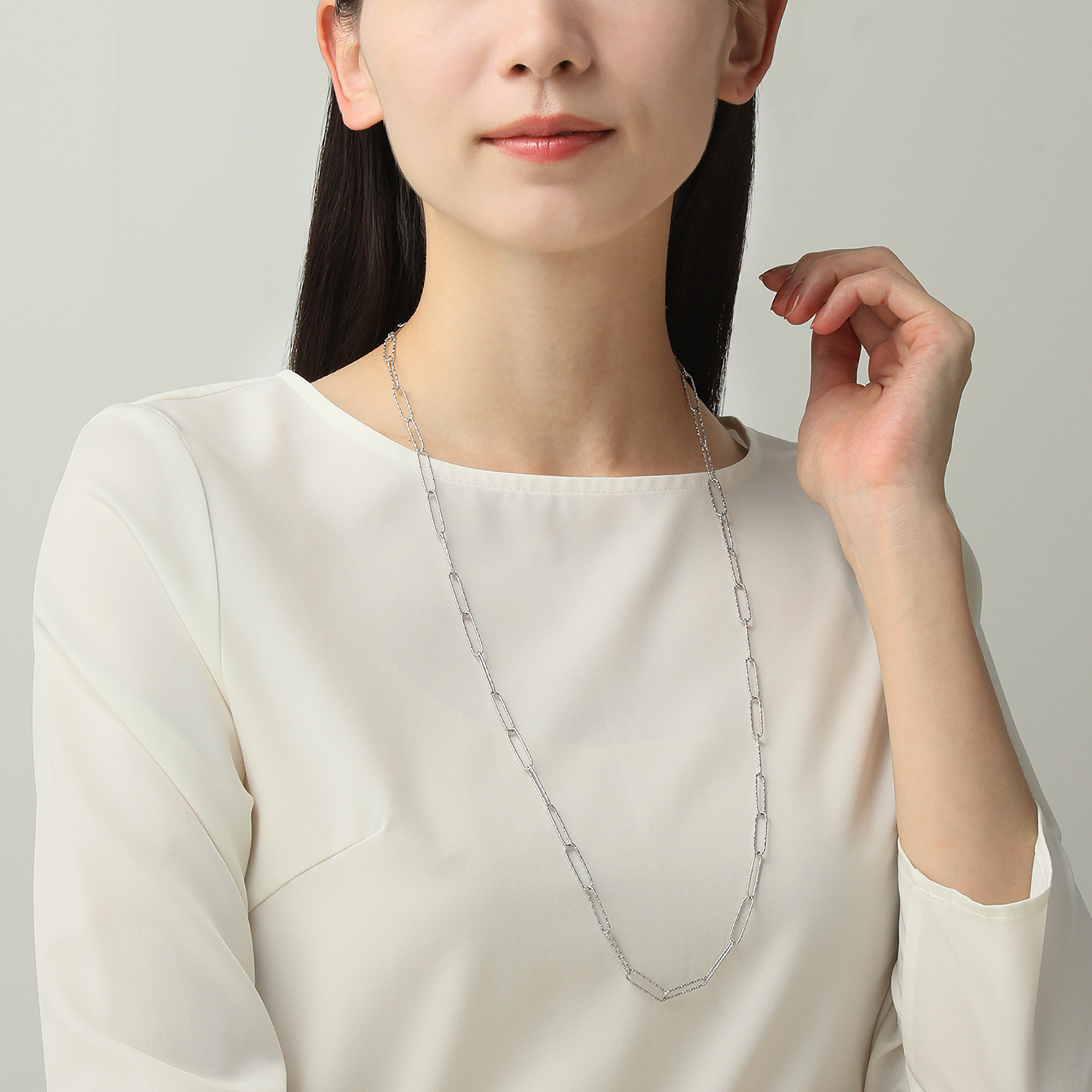 アンラスト＆デルークス 品格の輝き、実は医療機器 磁気ネックレス Ｇｌｅａｍ−グリーム ロングシングル