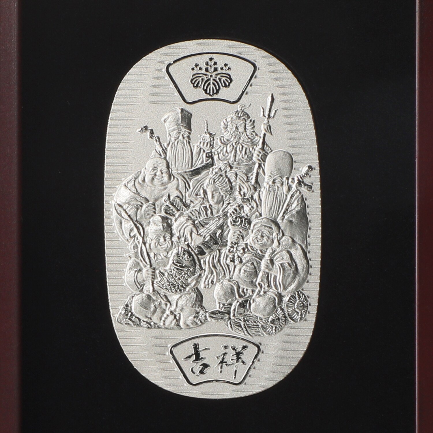 光則 純プラチナ製　小判 “吉祥七福神” ＜３０ｇ＞
