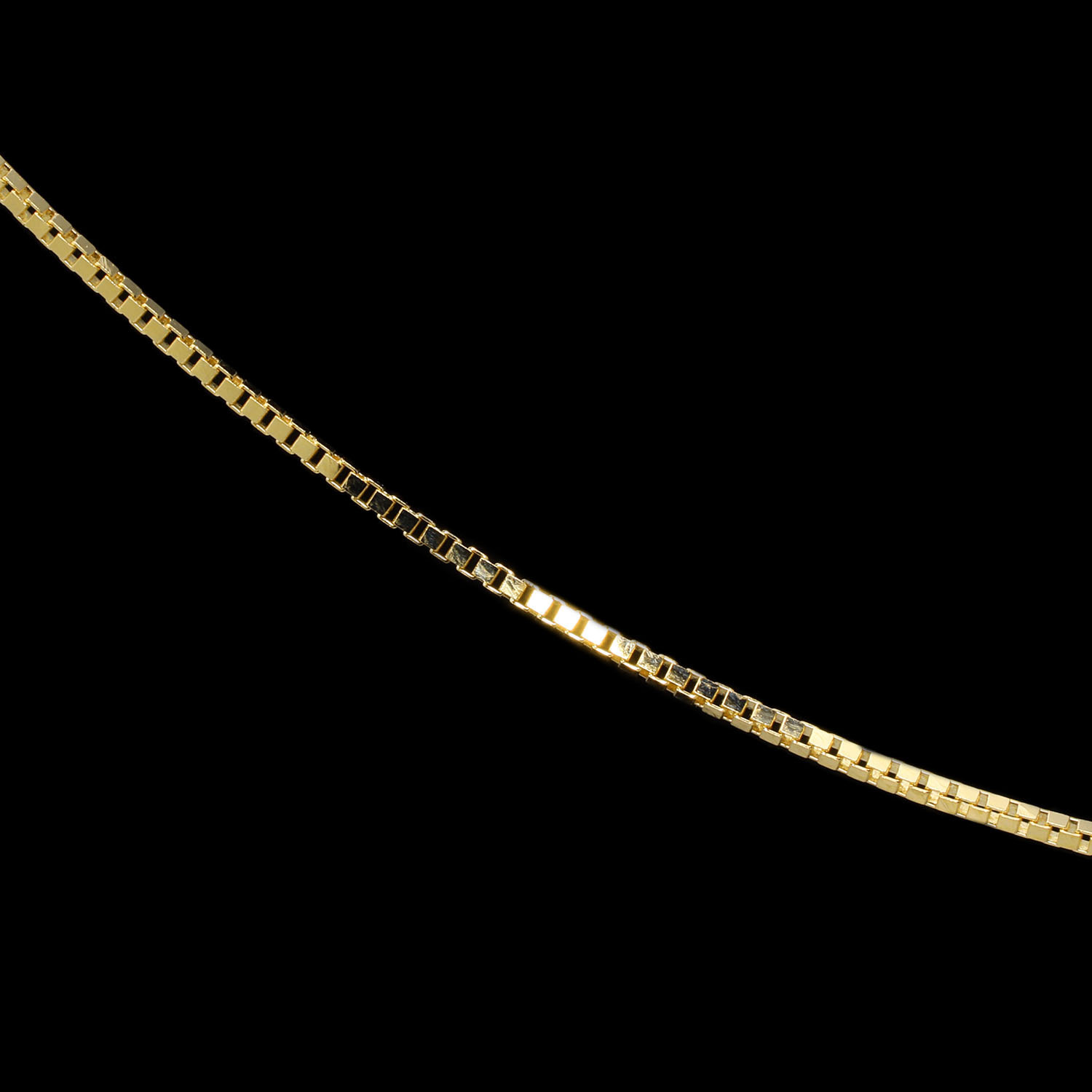 チェルカーレ １８Ｋ ボックスチェーン スライドネックレス