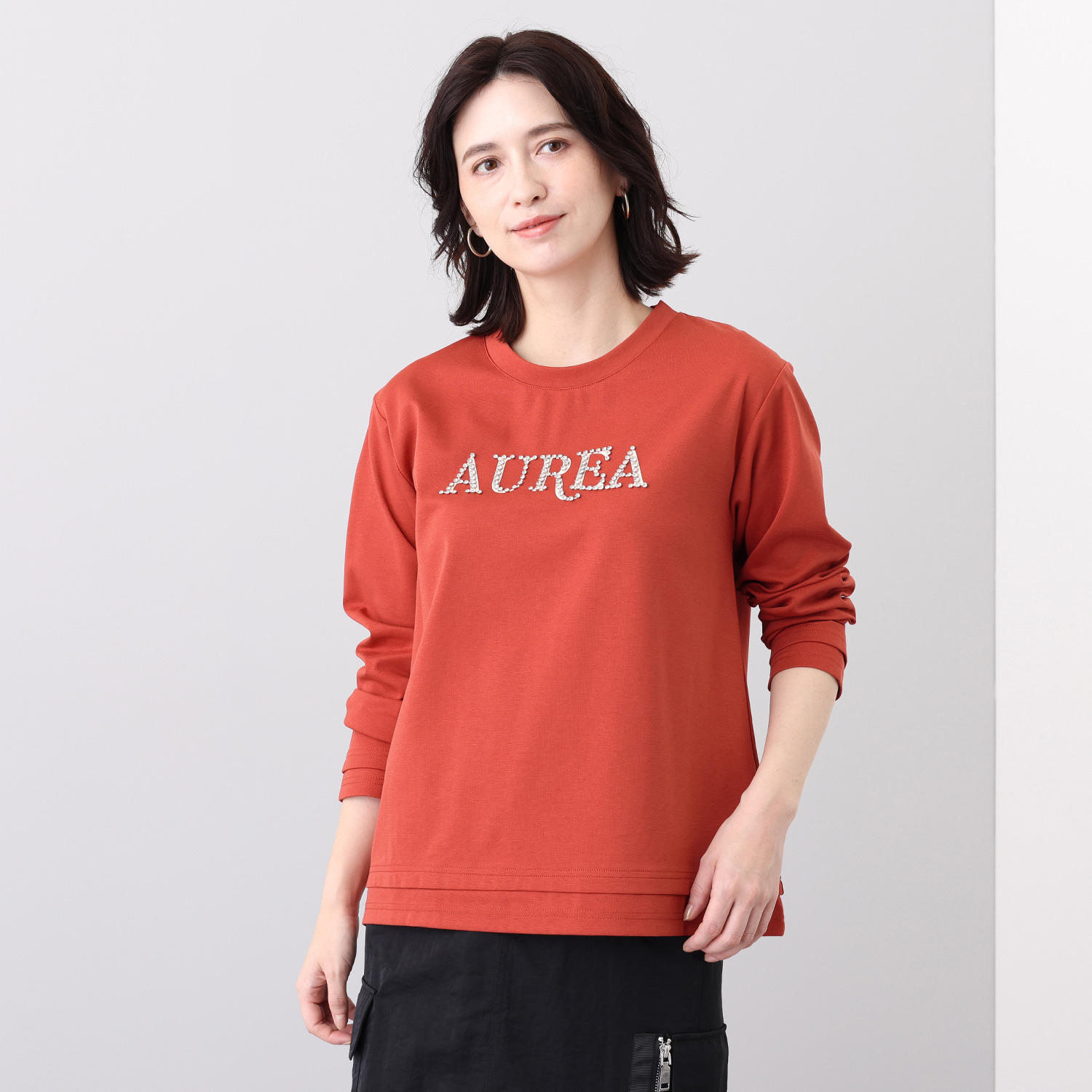 ヘブンアンドアース ＡＵＲＥＡビジュウ レイヤードエッジ Ｔシャツ