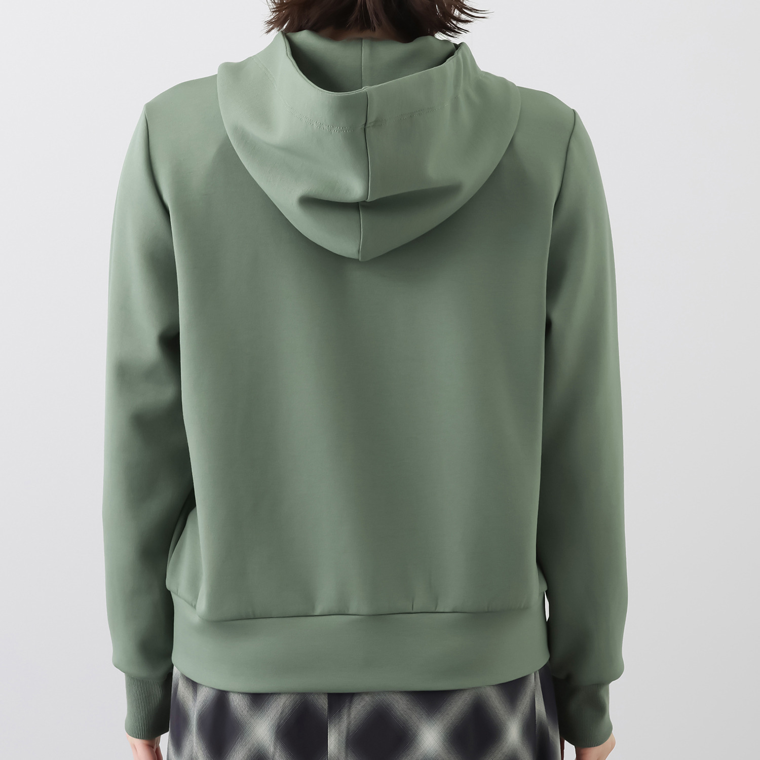 エムズ　スタイル ソフトダンボール ラインテープアクセント コンパクトパーカー