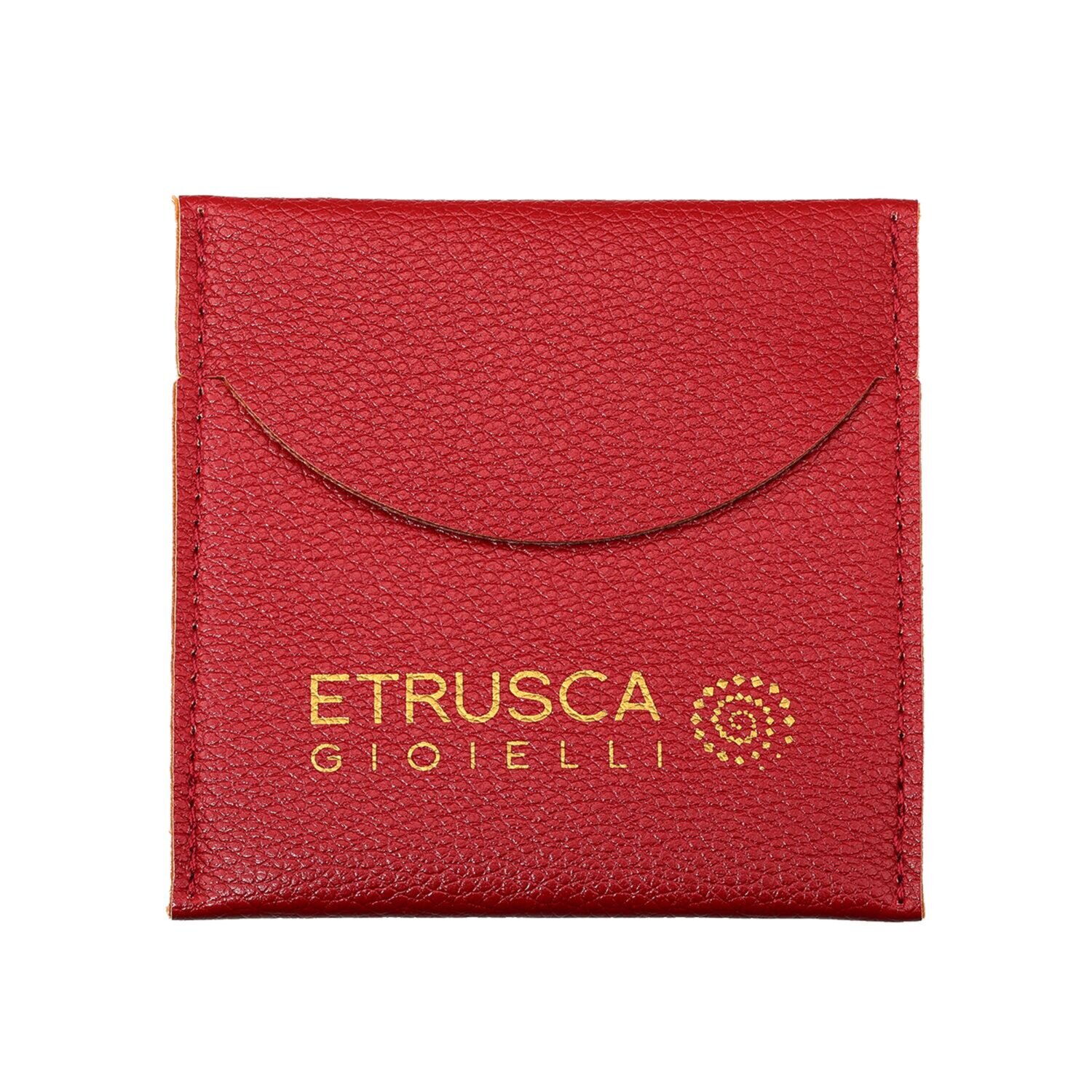 エトルースカ イタリアメイド オーバル フープピアス