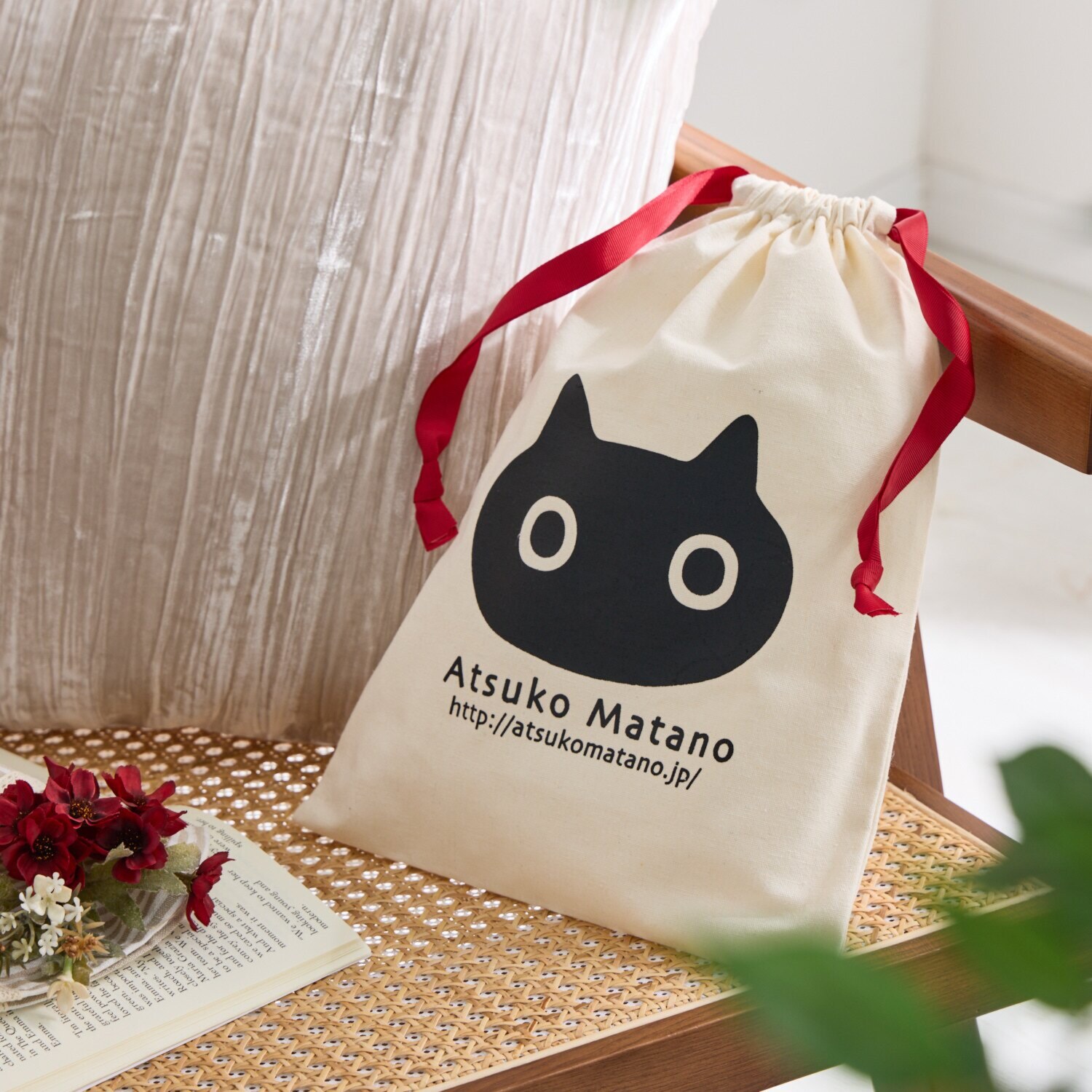 アツコマタノ ダンス ふんわりあたたか毛布 巾着バッグ付 ＜シングル＞ 