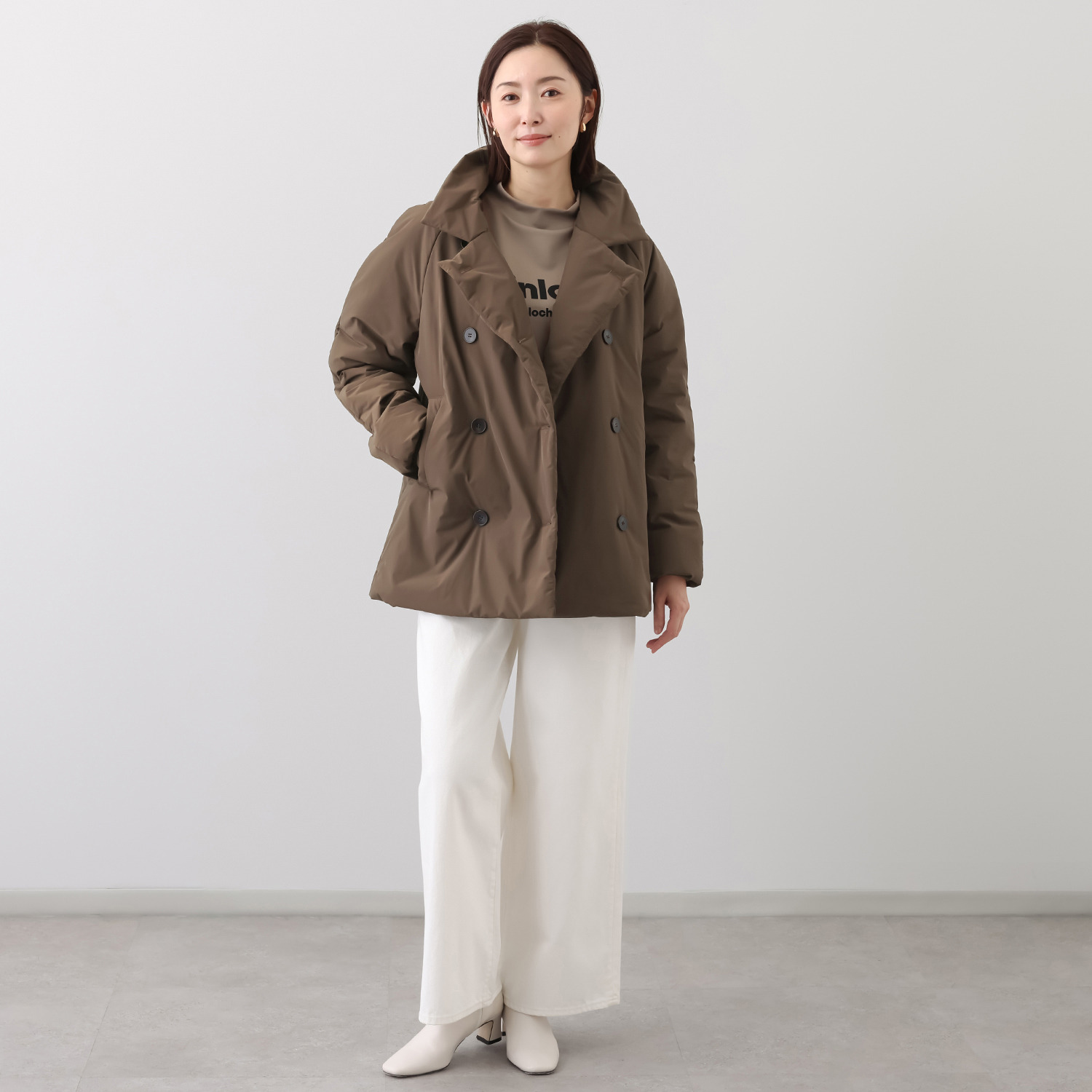 キンロック　バイ キンロックアンダーソン 裏地キンロックチェック 中綿コート 